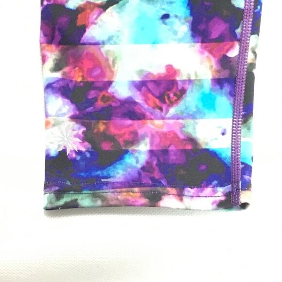 Athleta Leggings Floral Fade Sonar Capri Women's XS Activewear Workout‎ Pants - Picture 6 of 15